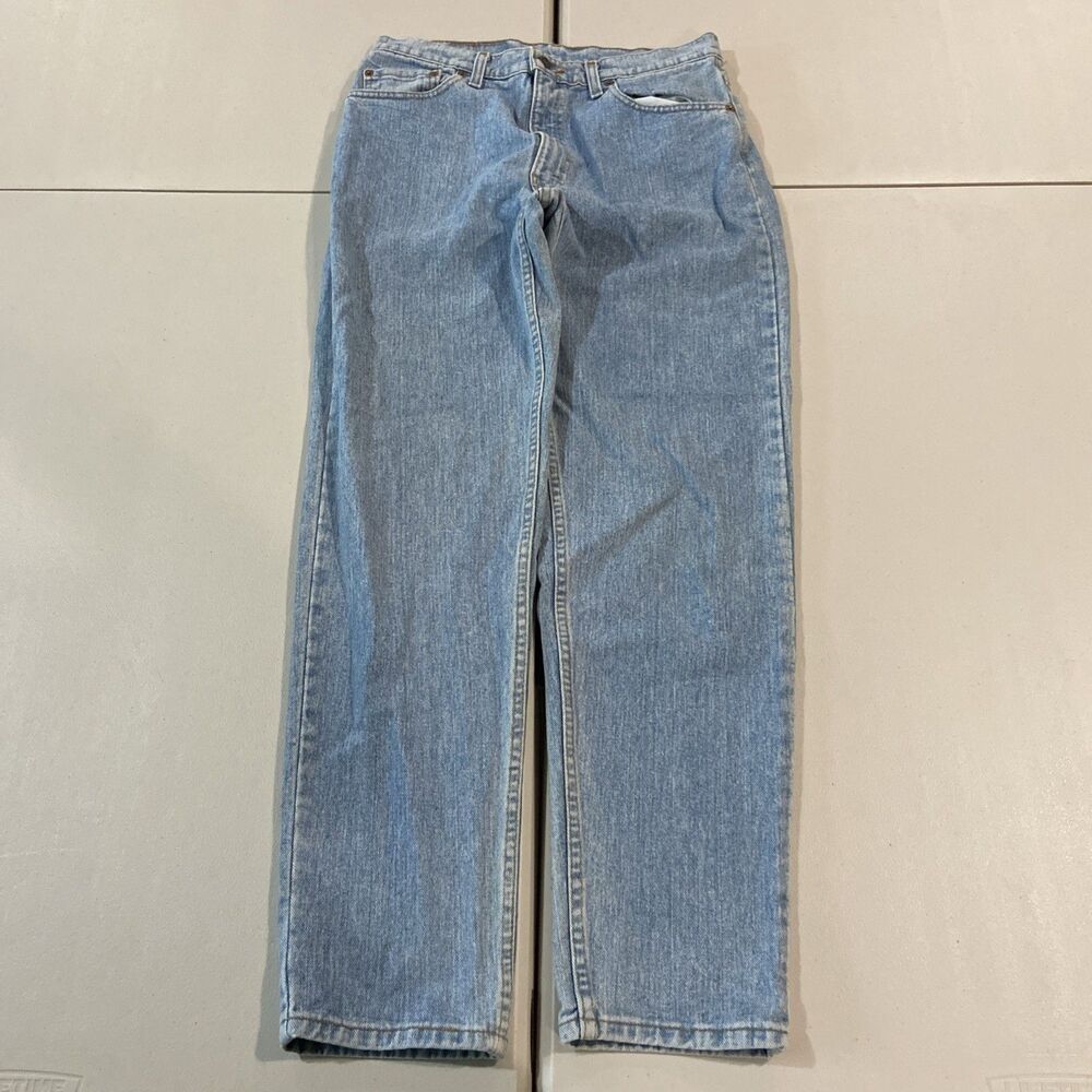 Vintage Levi's 550 34x32 Lightwash Relaxed Fit Tapered USA Made 1992